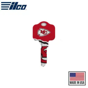 Ilco - NFL TeamKeys - Key Blank - Kansas City Chiefs - KW1 (5 Pack)