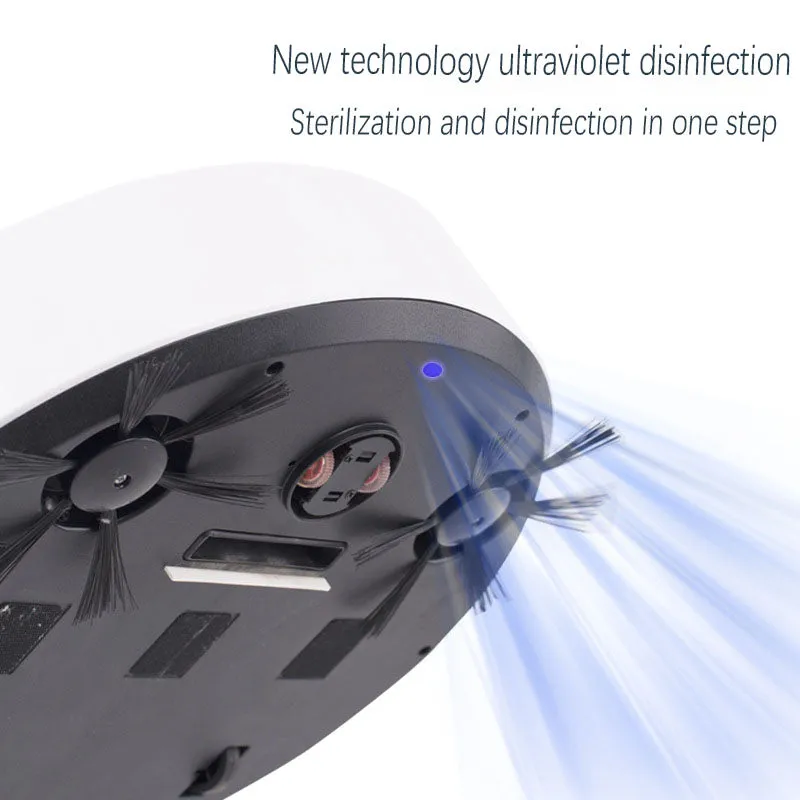 Intelligent humidifying sweeping robot