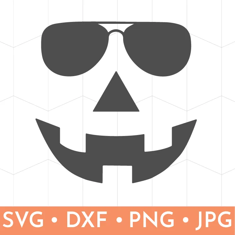 Jack-o-Lantern with Sunglasses