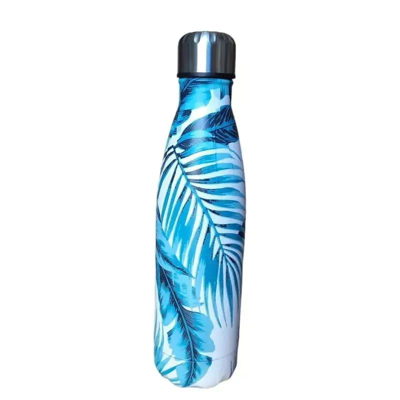 Jungle Leaves Cola Metal Water Bottle (500 ml)