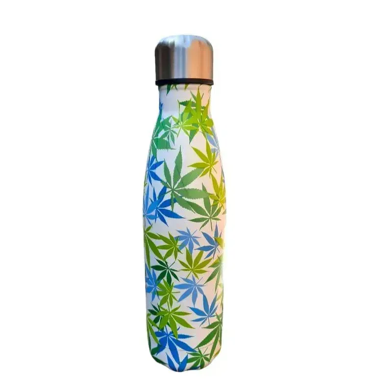 Jungle Leaves Cola Metal Water Bottle (500 ml)