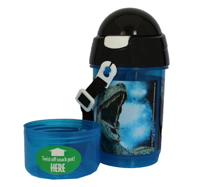 Jurassic World 2 Sipper & Snack Bottle