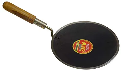 Karahi Indian Roti Iron Tawa Pan For Chapati Bread Cooking Utensil 11.25 inch