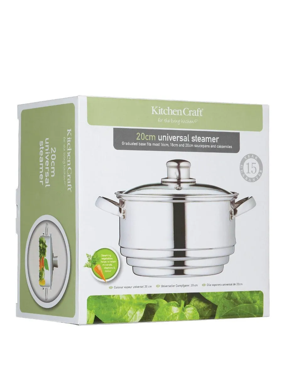 KitchenCraft Stainless Steel Universal Steamer