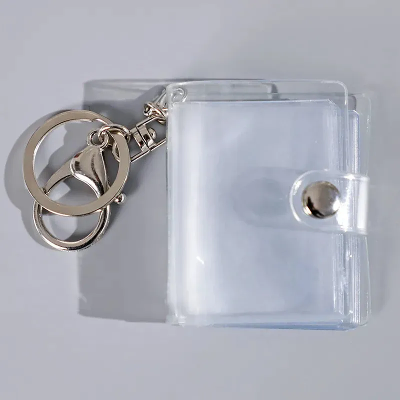 KPOP Transparent Mini Small Photo Keyring