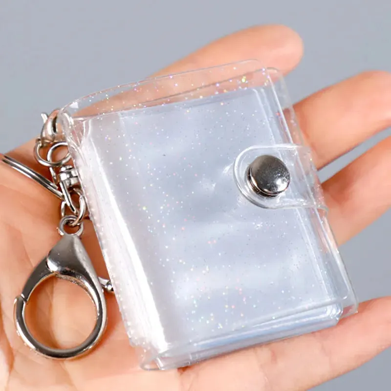 KPOP Transparent Mini Small Photo Keyring