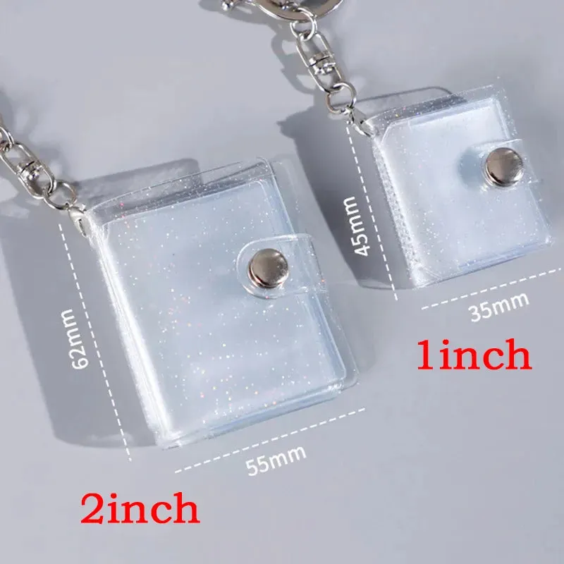 KPOP Transparent Mini Small Photo Keyring