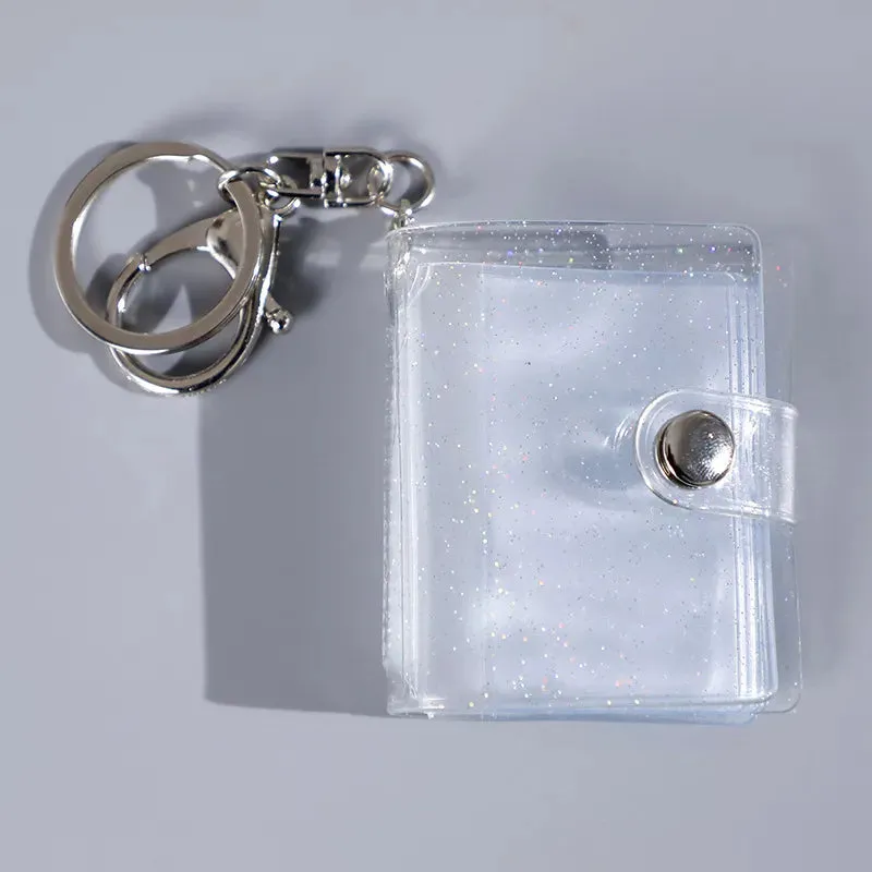 KPOP Transparent Mini Small Photo Keyring