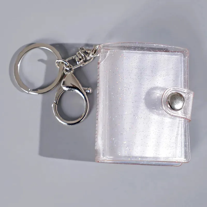 KPOP Transparent Mini Small Photo Keyring