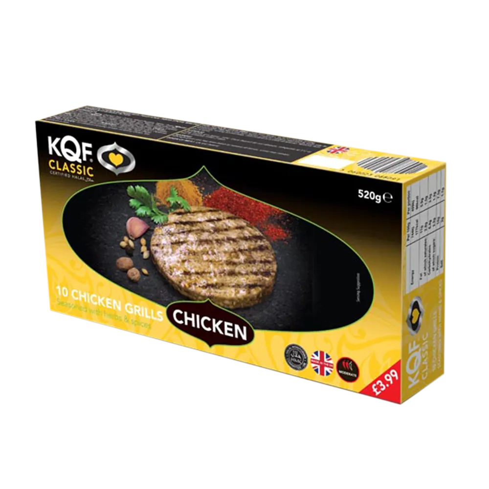 KQF Classics Chicken Grills 520g (Frozen)