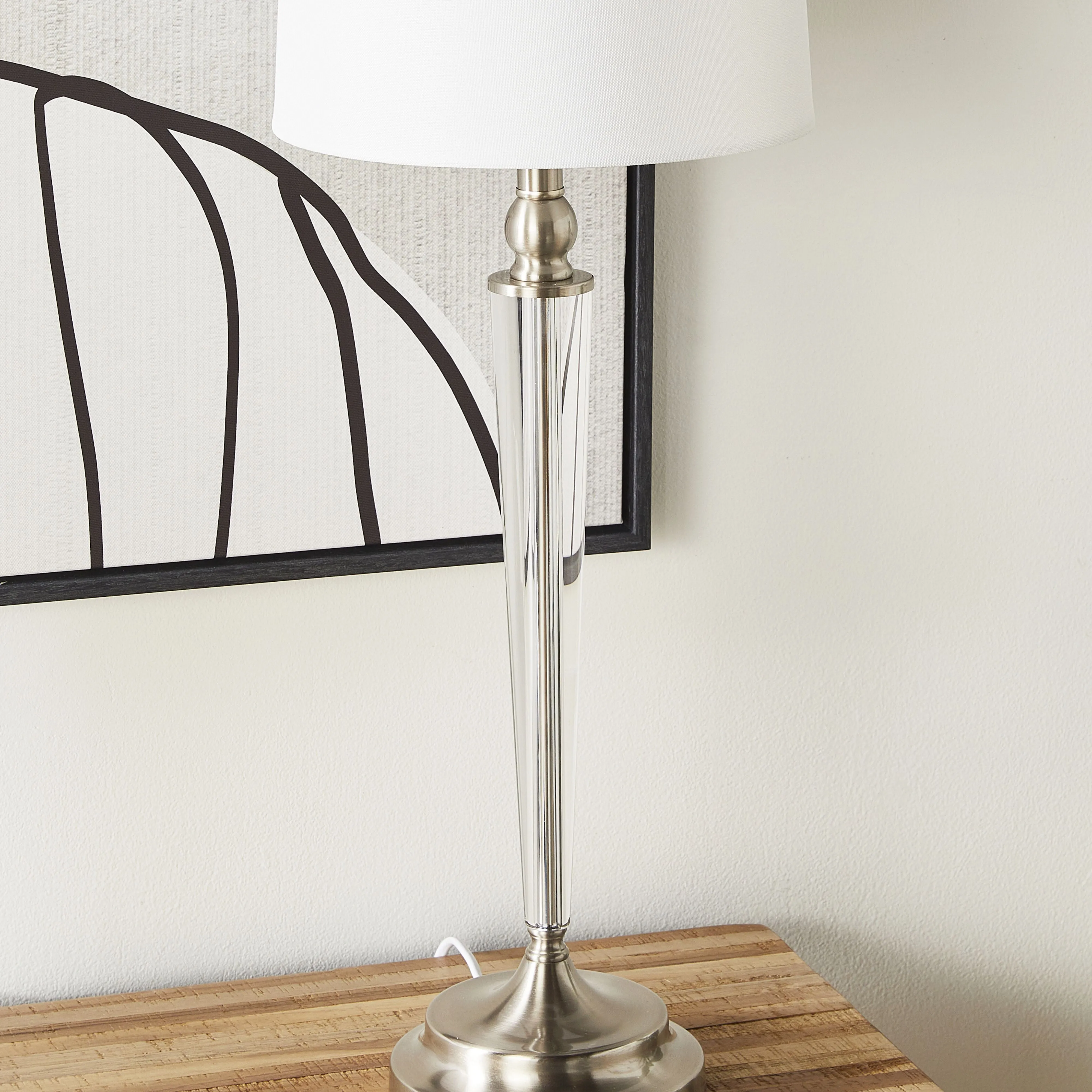 Lavinia Crystal Glass Table Lamp 72cm