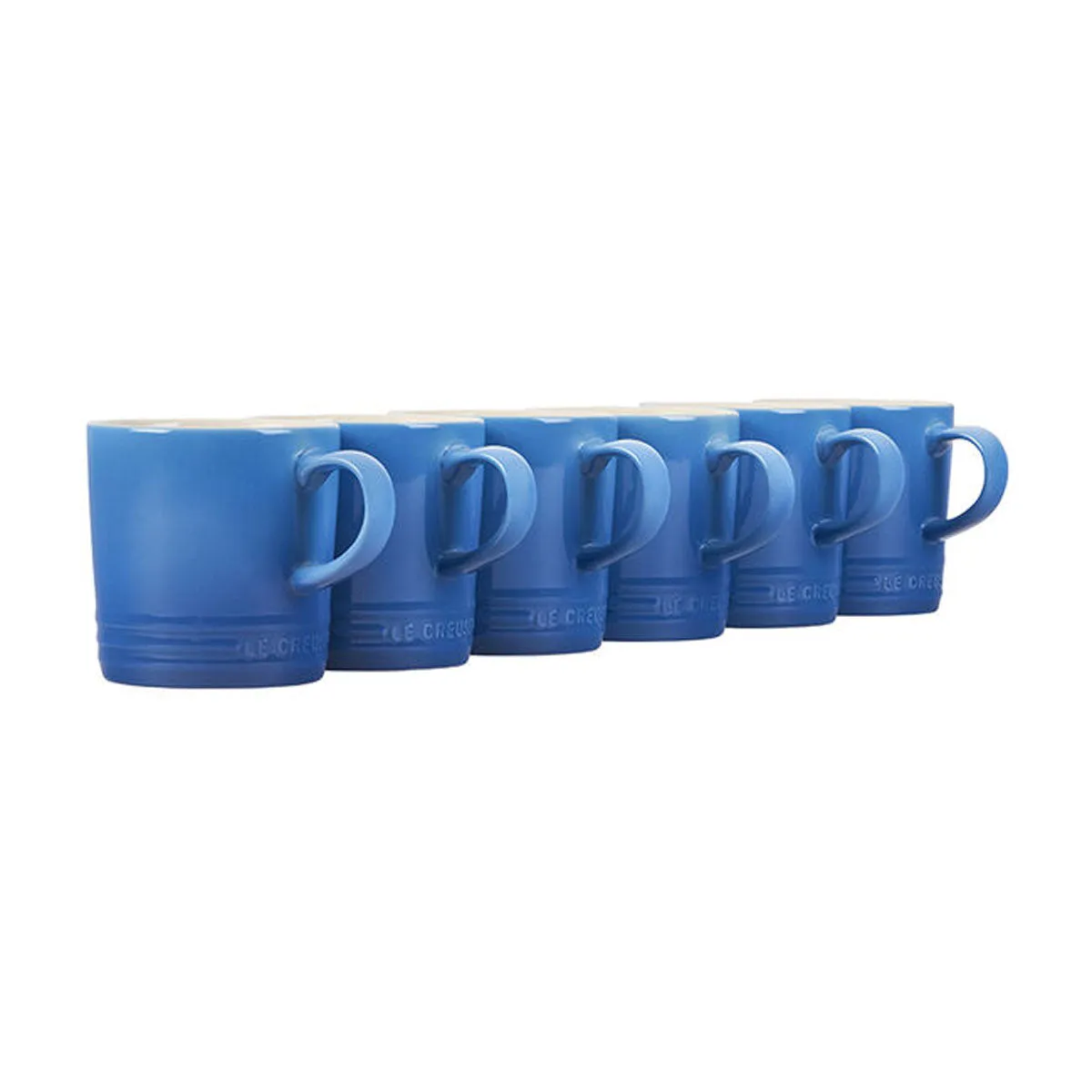 Le Creuset Set of 6 London Mugs (12 oz. each) - Marseille