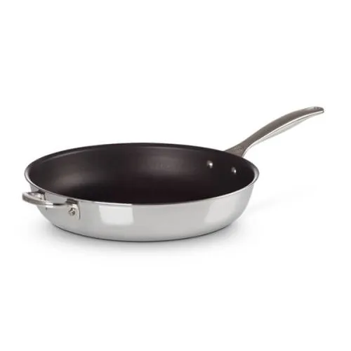 Le Creuset Signature Stainless Steel Non-Stick Deep Frying Pan 32cm