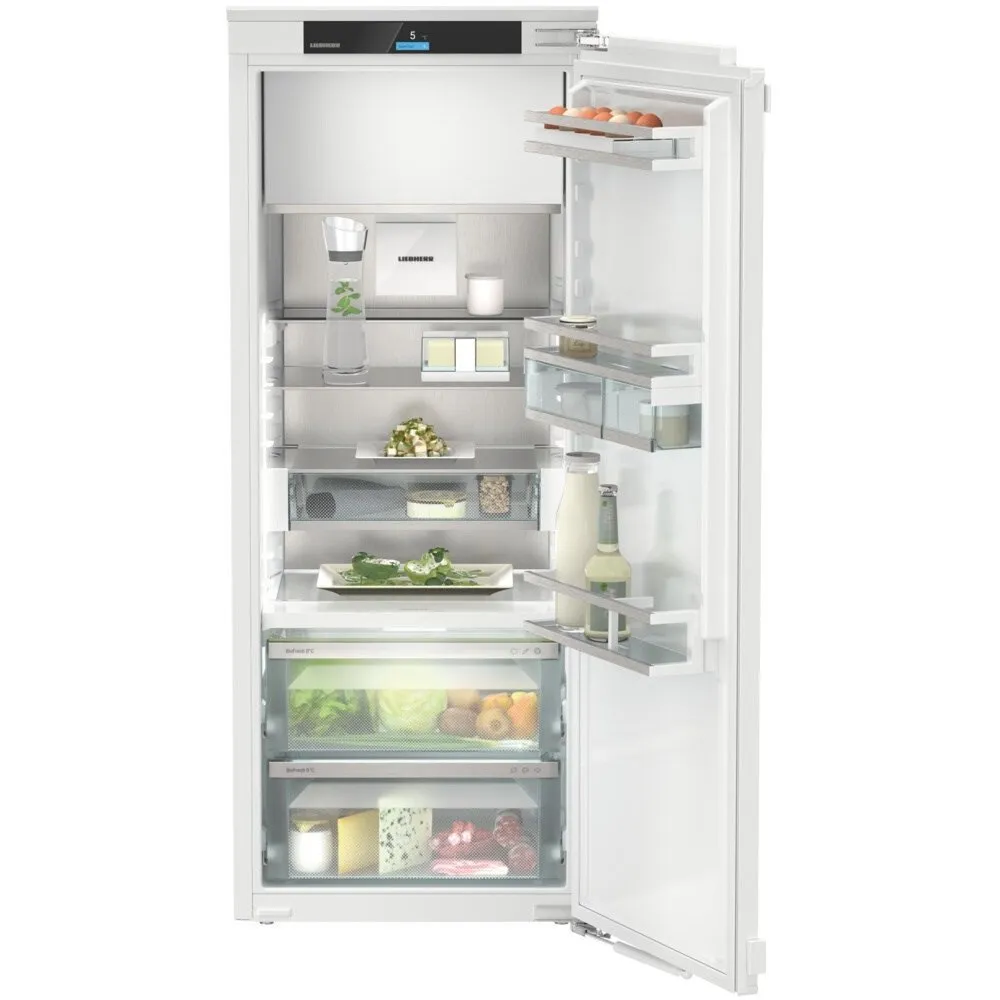 Liebherr IRBci4551 Built-In Fridge with Ice Box, Fixed Hinge, Stainless Steel, C Rated