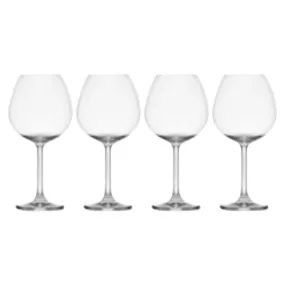 Lifetime Brands Mikasa 23 oz Clear Glass Lana Wine Glass Set