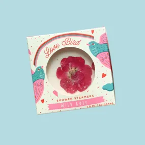 Love Bird Shower Steamer Set Wild Rose