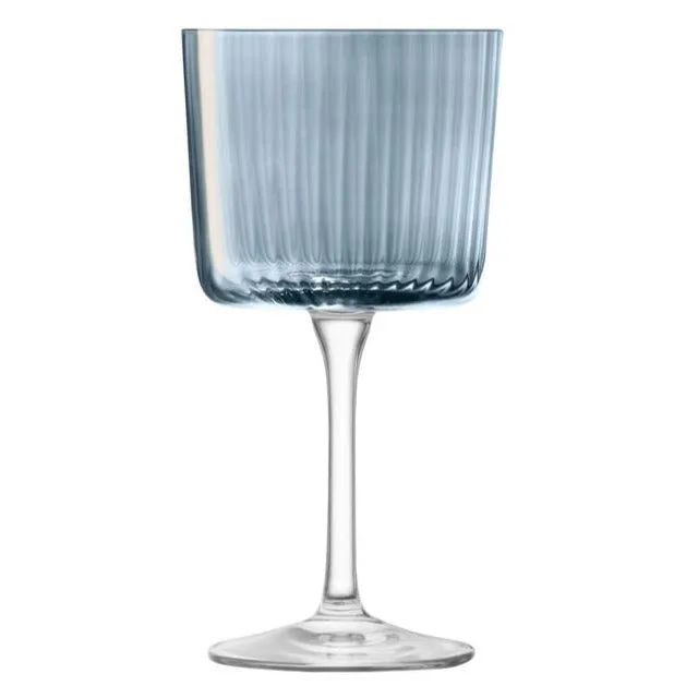 LSA Gems Wine Glass Assorted Sapphire (Set of 4)