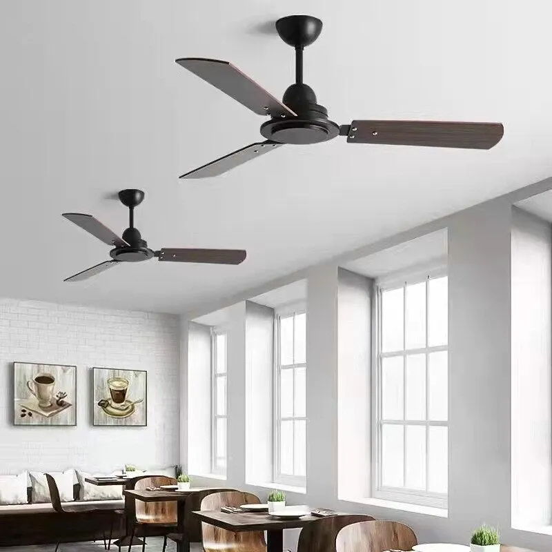 Makaron Style Modern Ceiling Fan Lamp - A Nordic-Inspired Electric Chandelier Fan