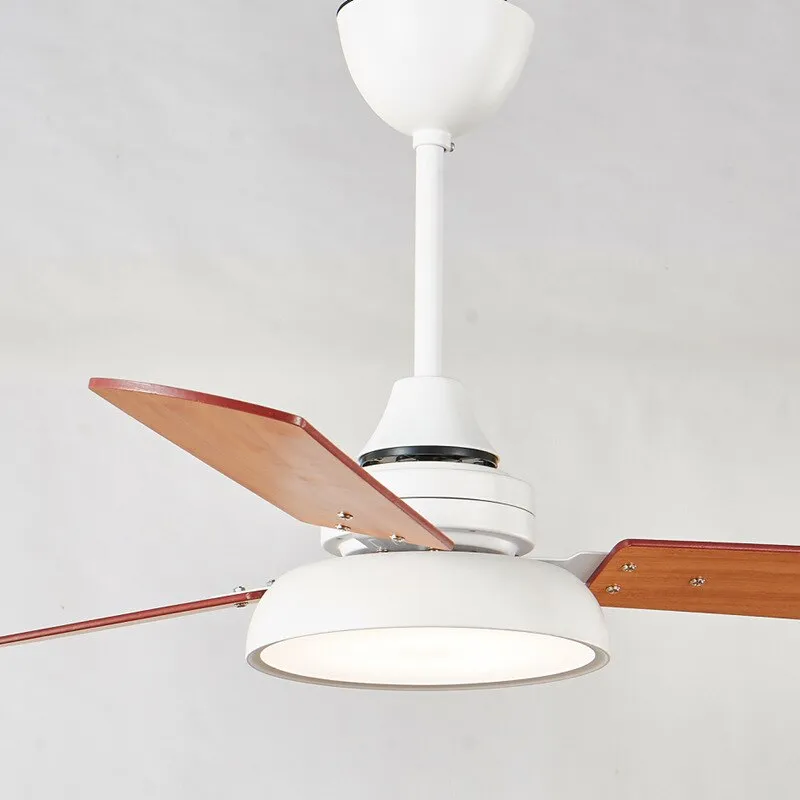 Makaron Style Modern Ceiling Fan Lamp - A Nordic-Inspired Electric Chandelier Fan