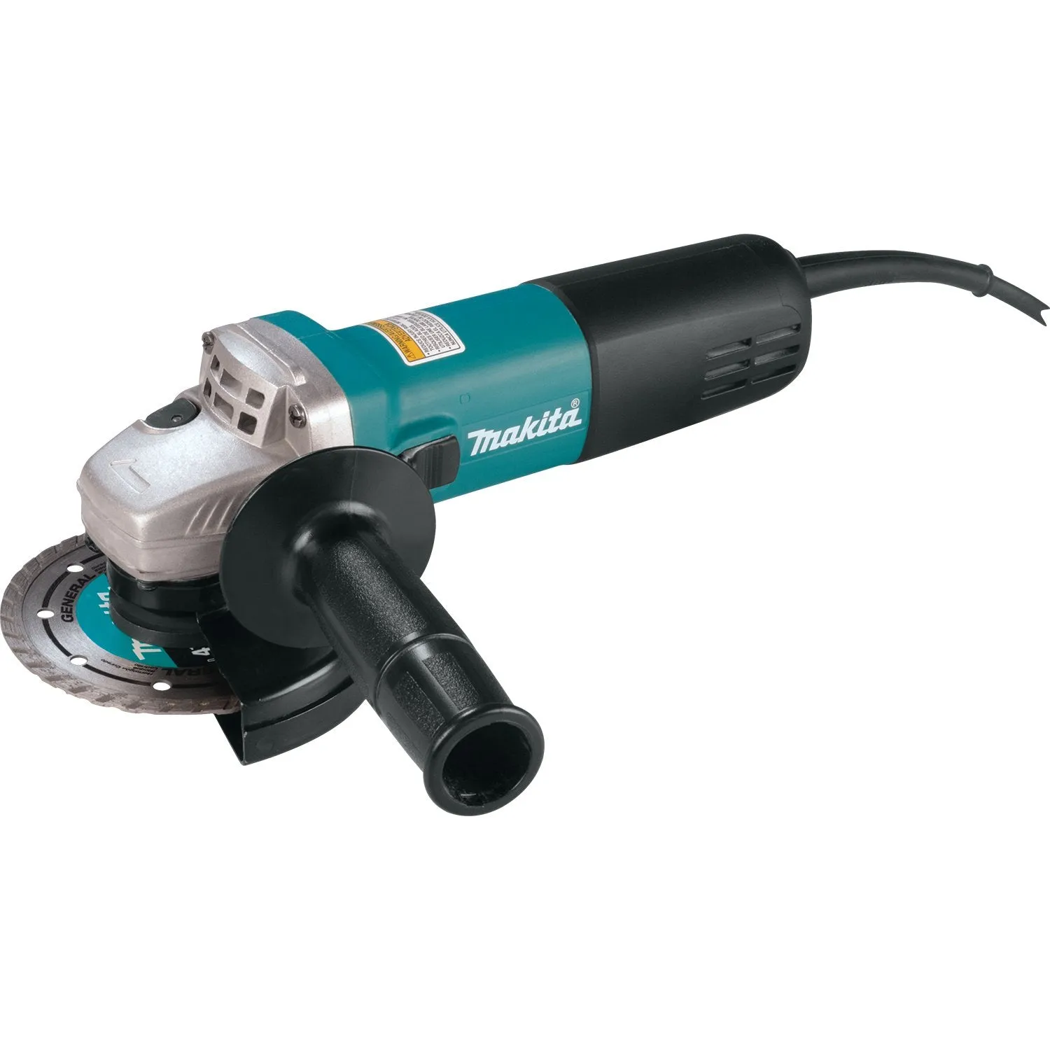 Makita (9557NB-R) 4‑1/2" Angle Grinder, with AC/DC Switch (Factory Reconditioned)