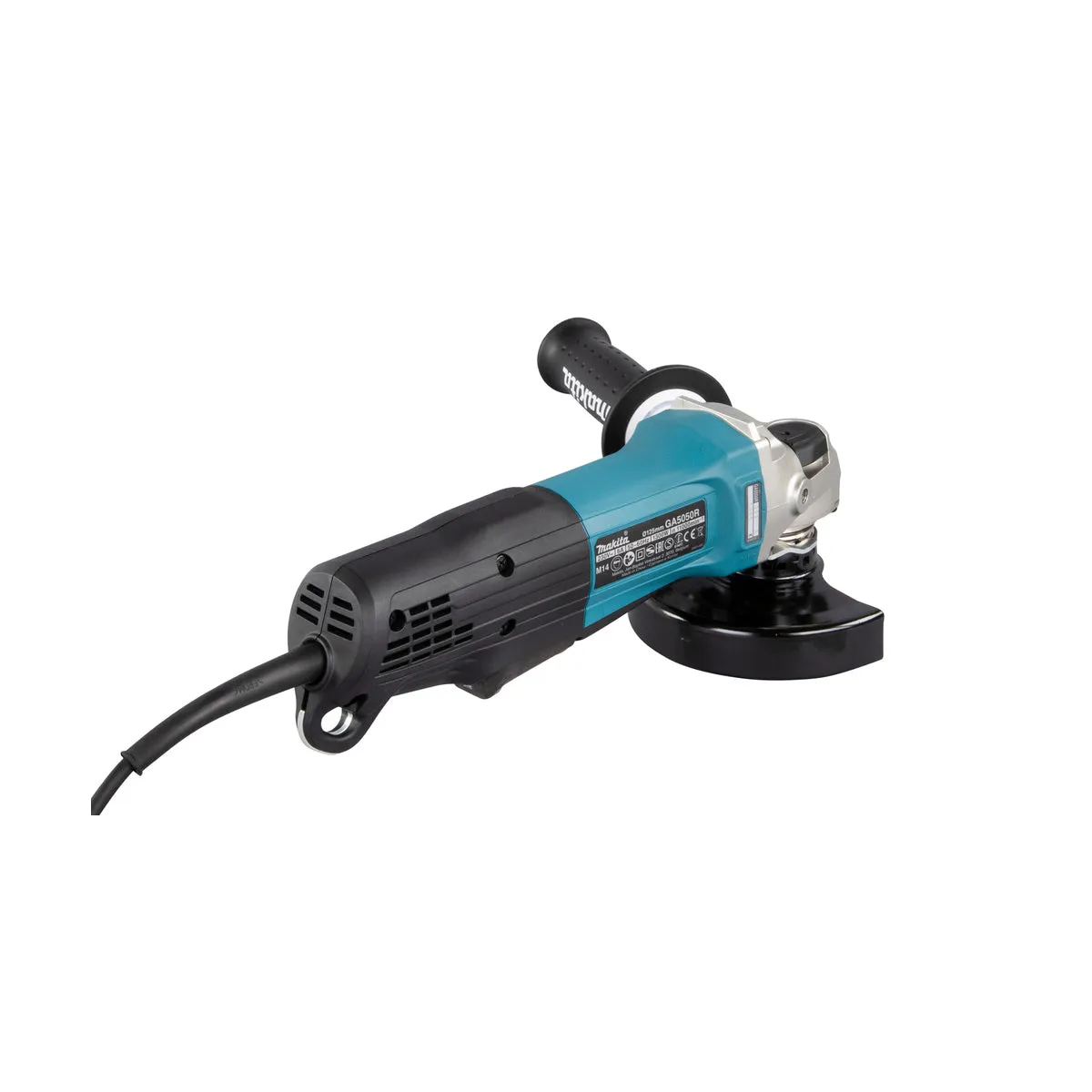 Makita GA5050R/2 125mm Corded Angle Grinder 240V Heavy-Duty Grinder for Precision Cutting & Grinding