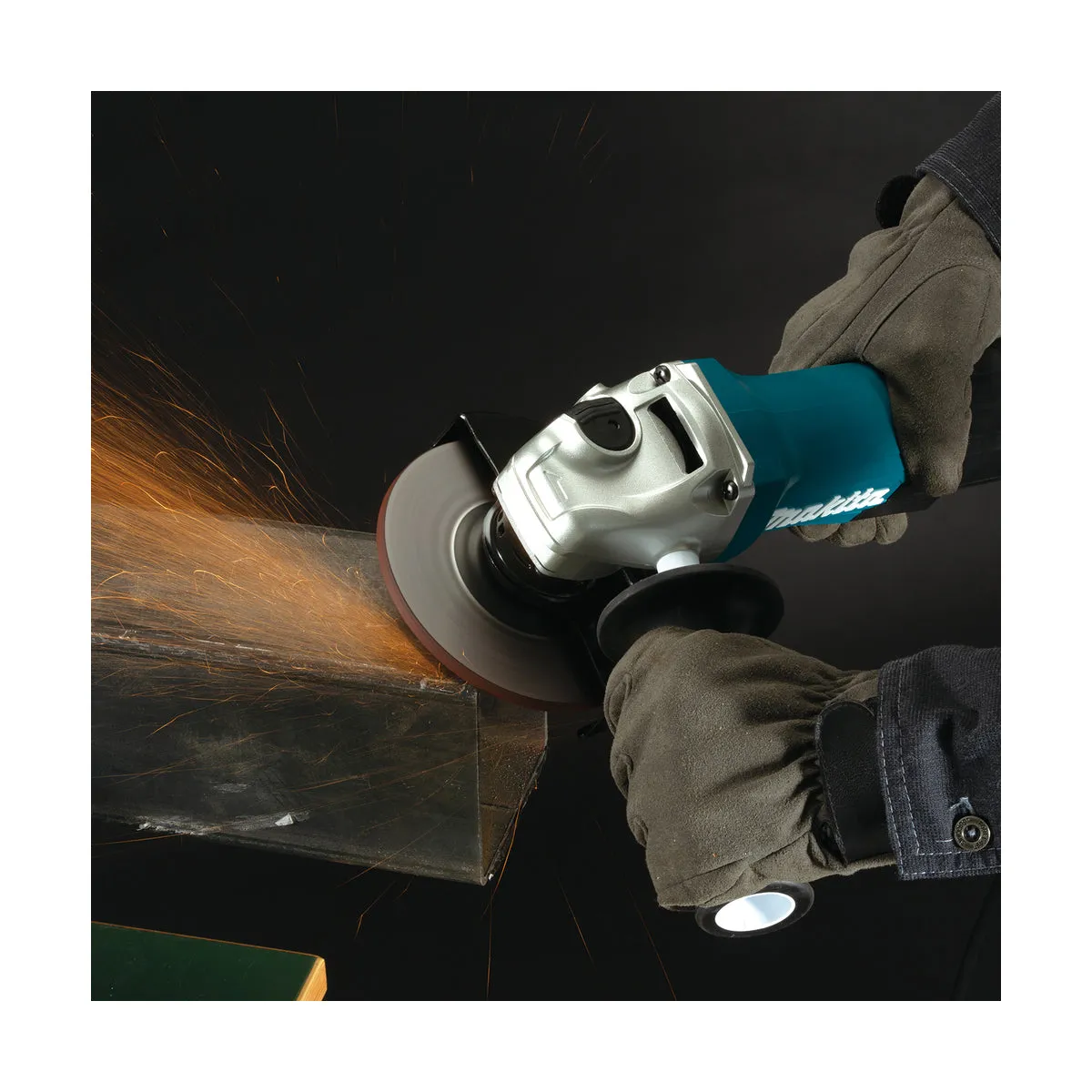 Makita GA5050R/2 125mm Corded Angle Grinder 240V Heavy-Duty Grinder for Precision Cutting & Grinding