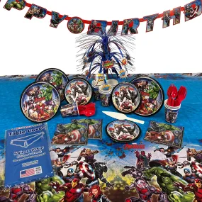 Marvel Avengers Birthday Party Deluxe Kit