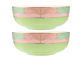 Maxwell & Williams Wicked Pink Goes Good With Green Bowls 12.5x5cm Set of 2 - Elphaba