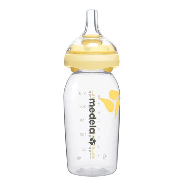 Medela Calma with bottle