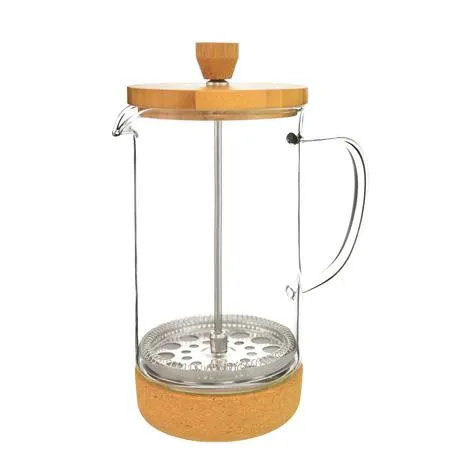 MELBOURNE Eco Friendly Natural Bamboo French Press Coffee Maker | OPEN BOX