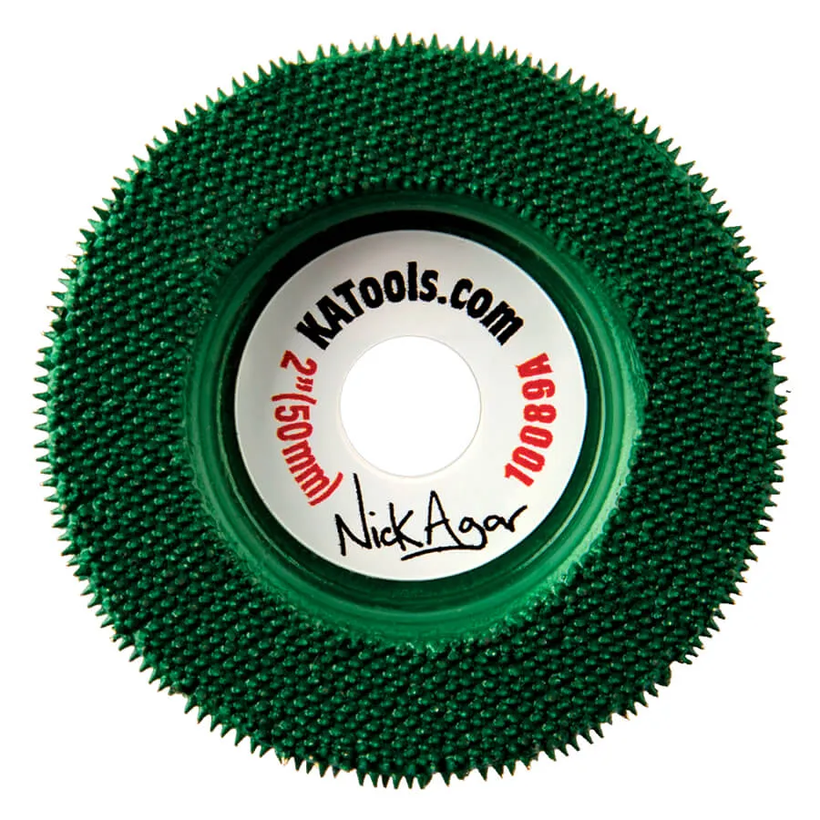 Merlin 2" 3-edge Tungsten carbide disc GREEN