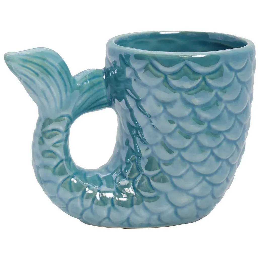 Mermaid Tail Mug - Aqua