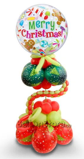 Merry Christmas Balloon stand