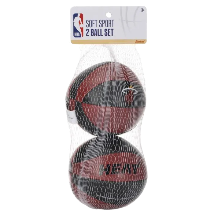 Miami HEAT Soft Sport Mini-Basketball 2 Pack