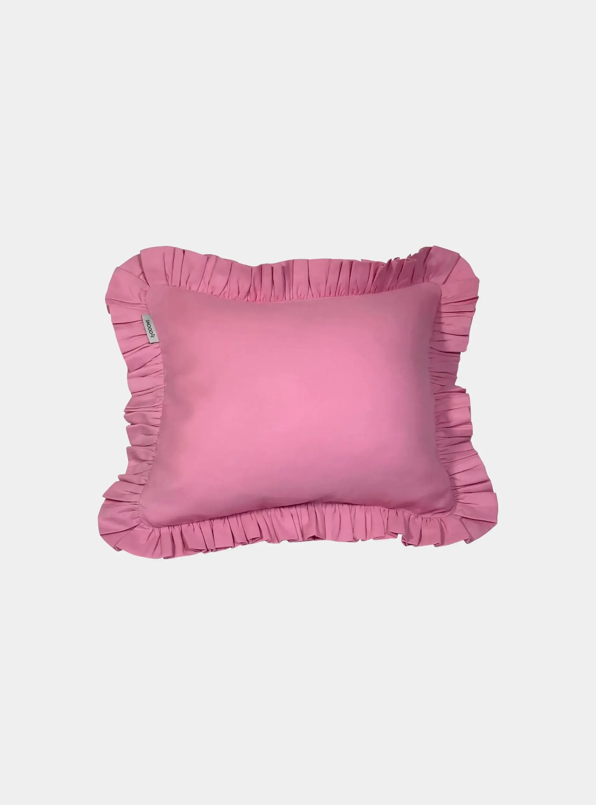 Mini Cotton Ruffled Pillowcase, Bubblegum Pink