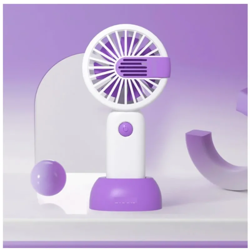 Mini Usb Rechargeable Fan Pm-026 Purple