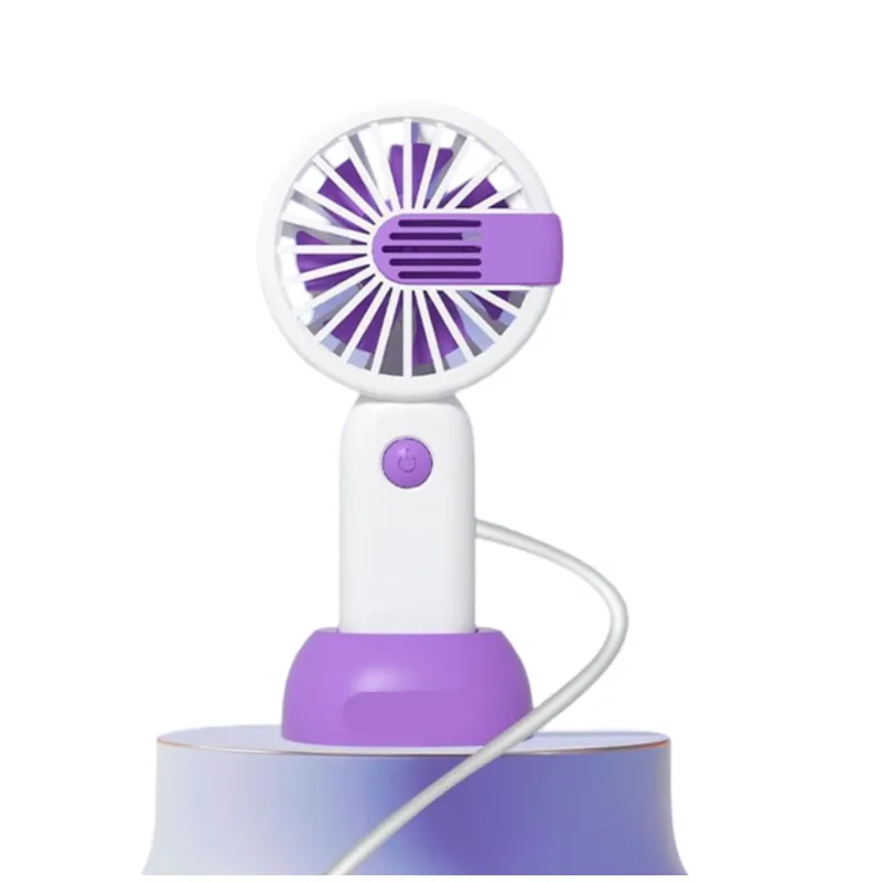 Mini Usb Rechargeable Fan Pm-026 Purple