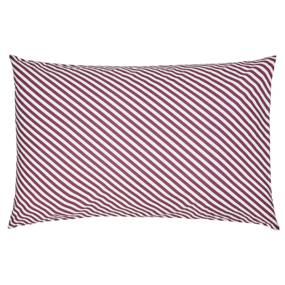 Mulberry Stripe Pillowcase