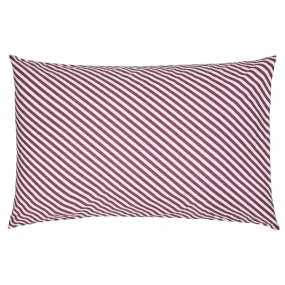 Mulberry Stripe Pillowcase