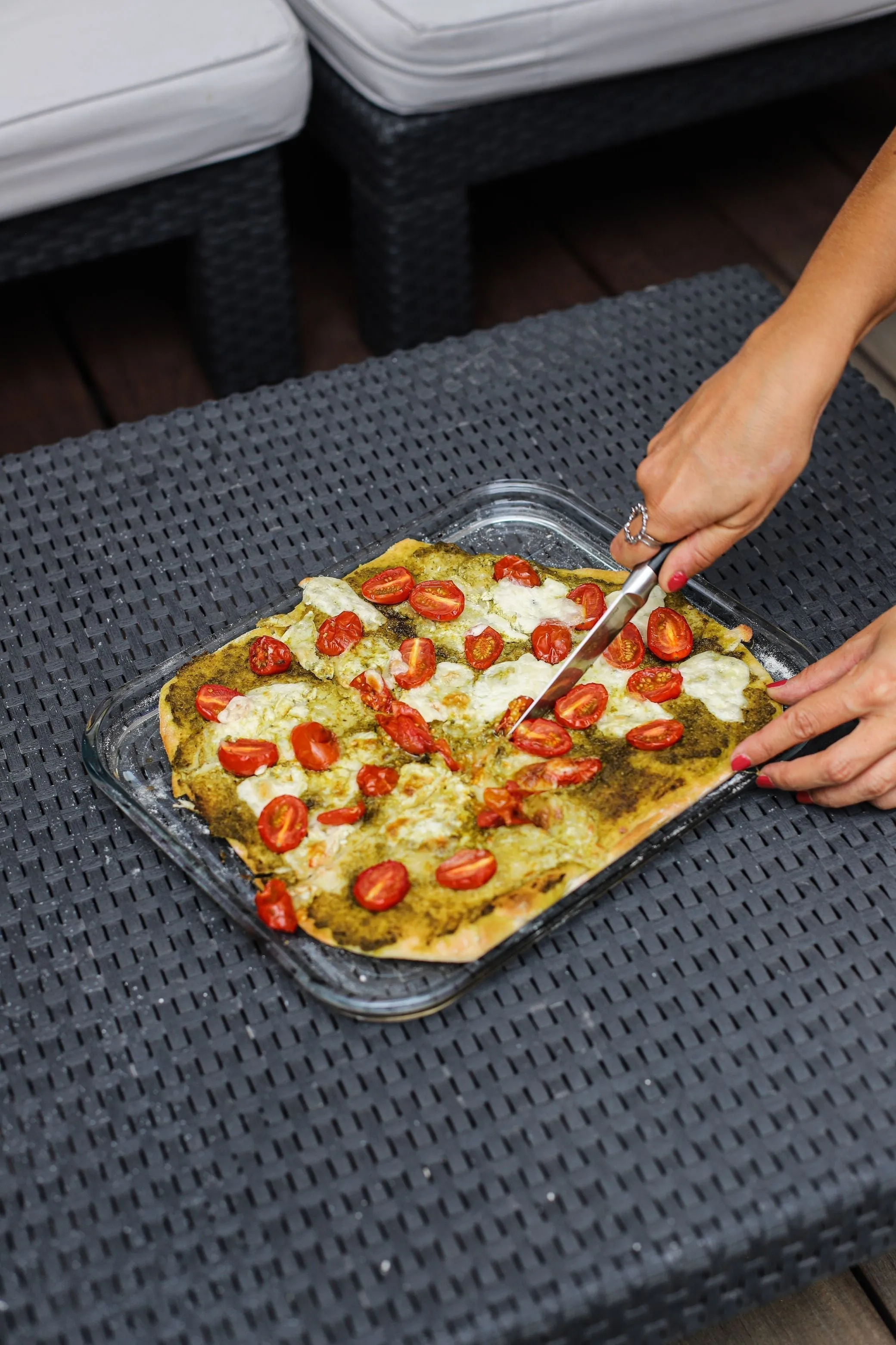 Multi-purpose glass baking tray