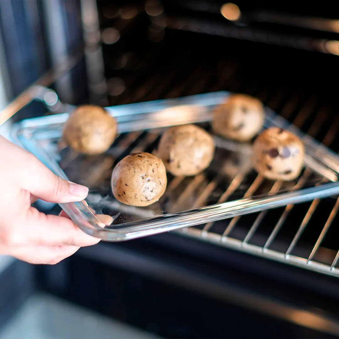 Multi-purpose glass baking tray