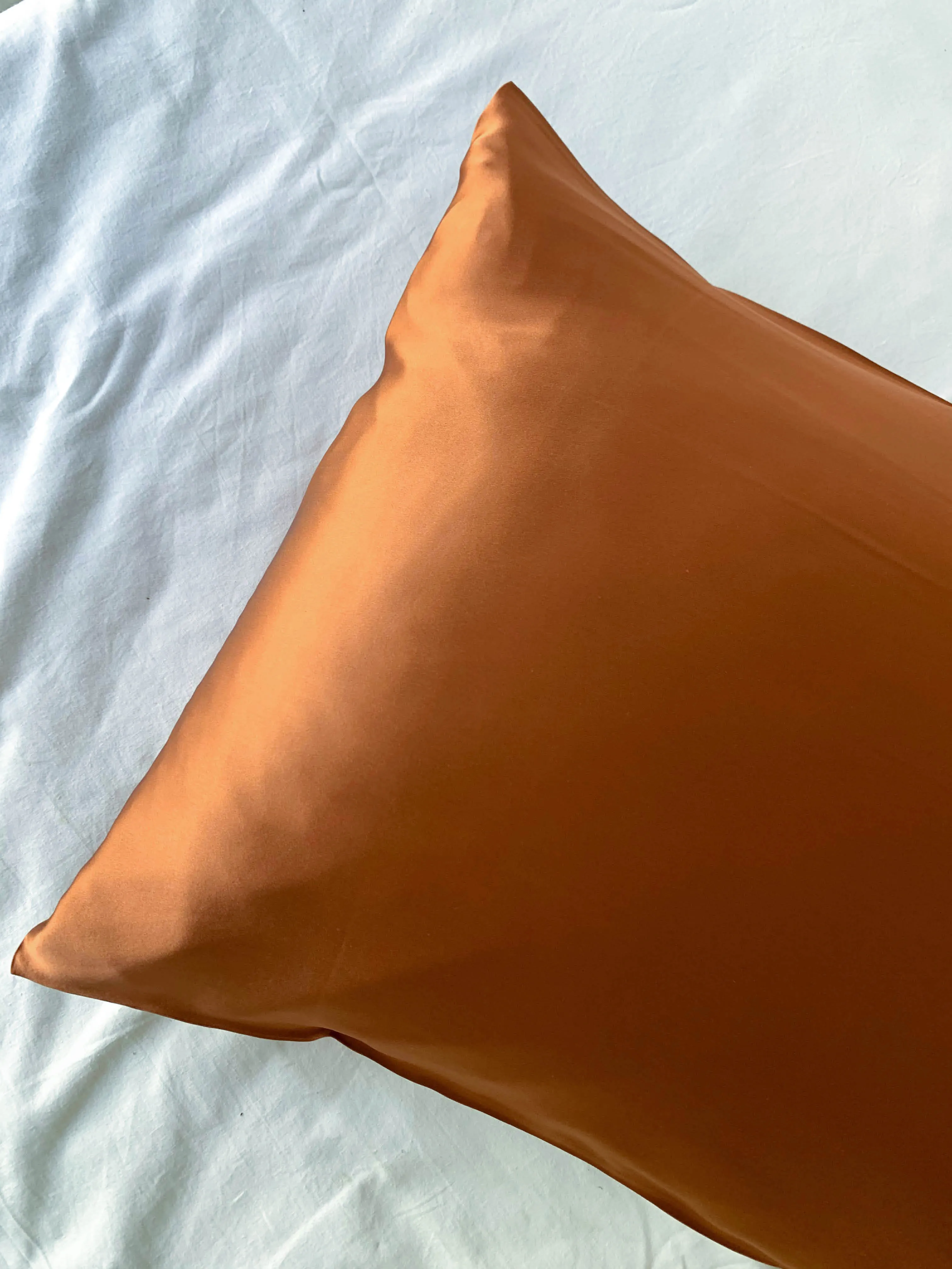 Mute Copper Silk Pillowcase