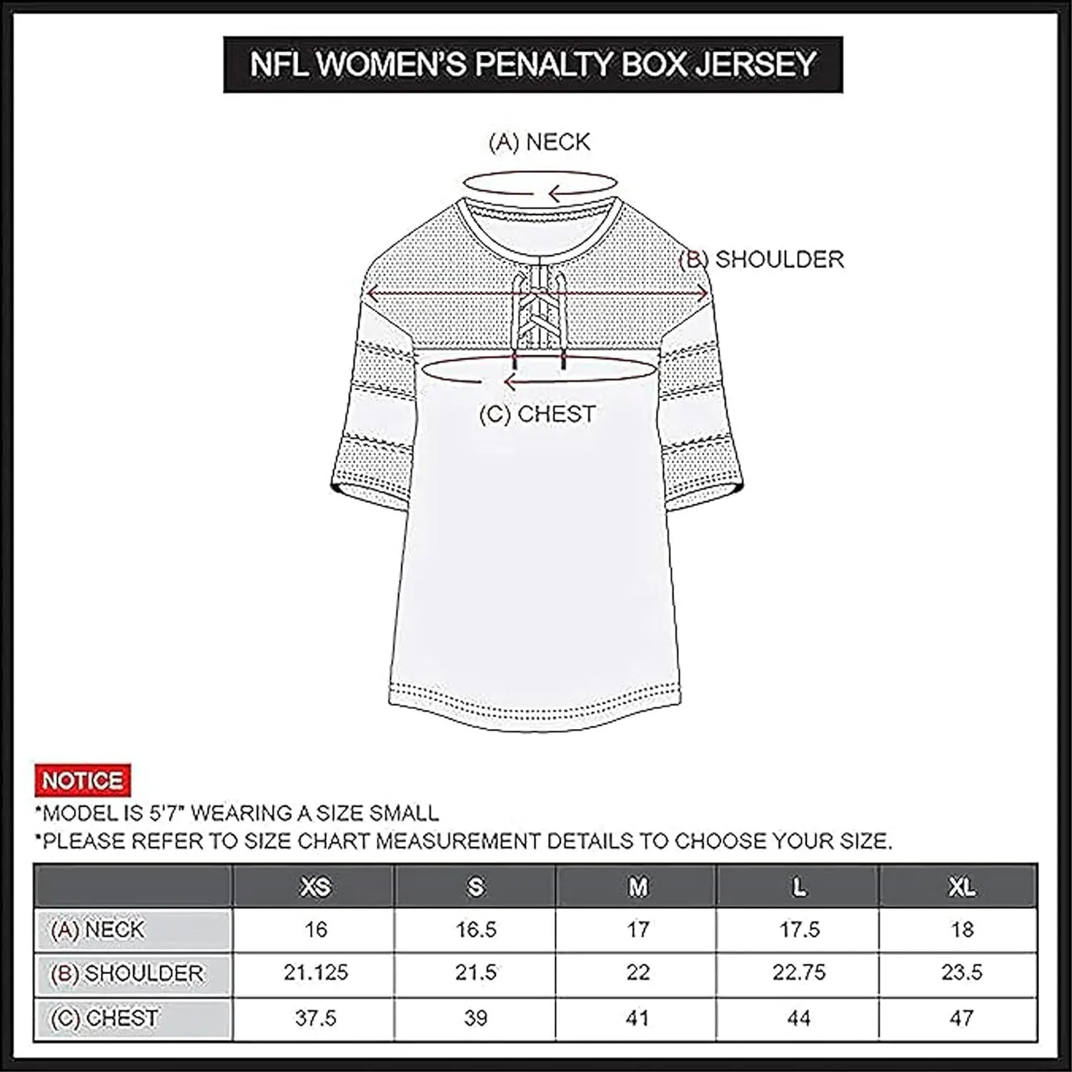 NFL Womens Standard Lace Up Tee Shirt Penalty Box|New York Jets