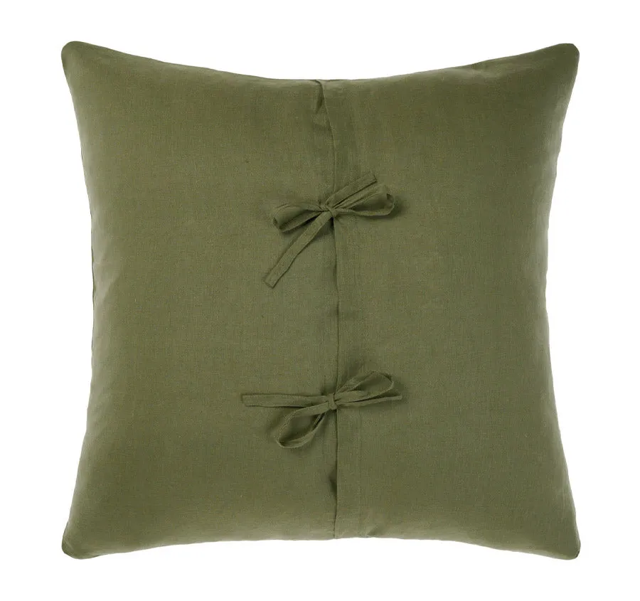 Nimes Linen European Pillowcase Moss