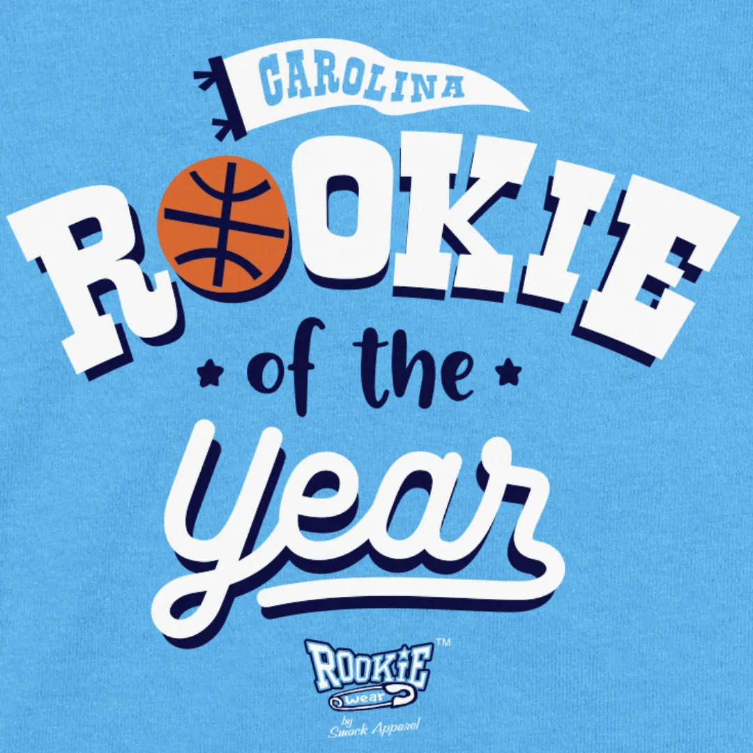 North Carolina Rookie of the Year | North Carolina College Baby Bodysuits or Toddler Tees