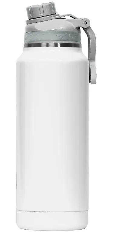 Orca Hydra Series ORCHYD34PE/WH/GY Bottle, 34 oz, 18/8 Stainless Steel/Copper, Pearl/White, Powder-Coated :EA: QUANTITY: 1