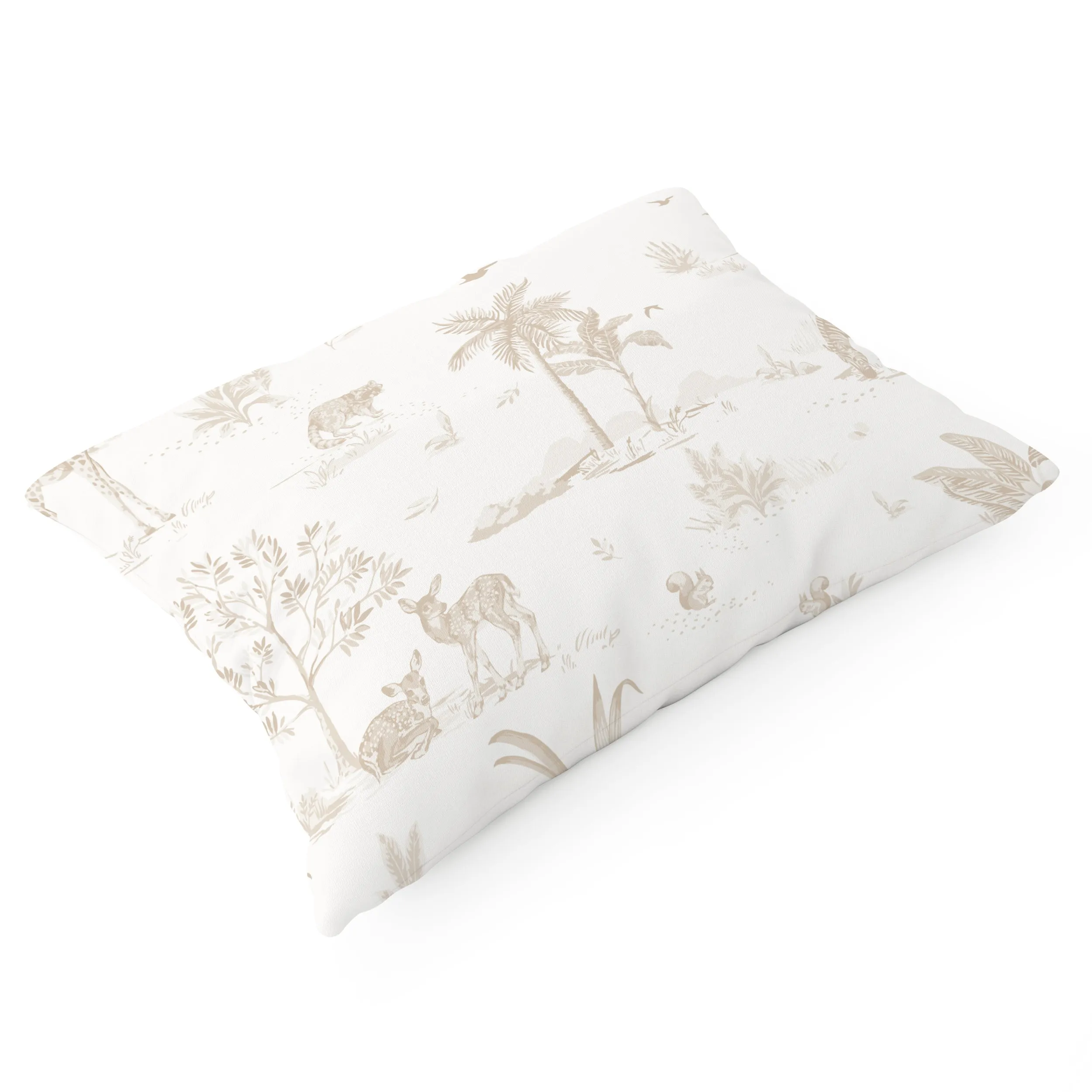 Organic Toddler Pillowcase - Safari