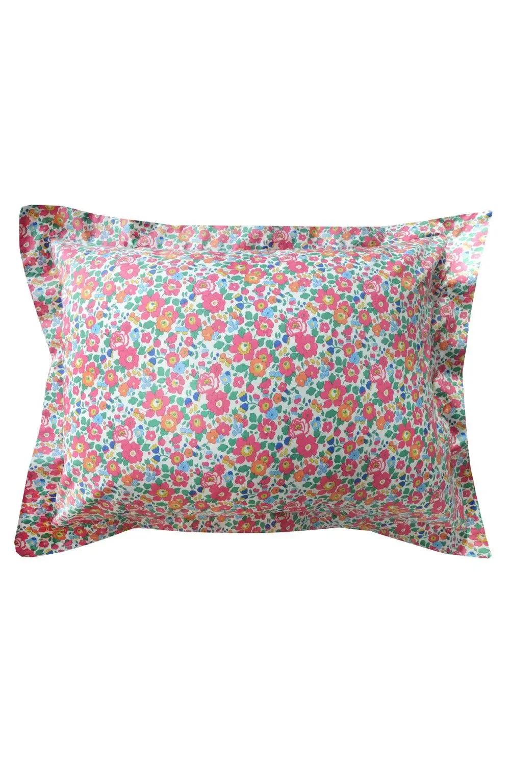 Oxford Pillowcase Made With Liberty Fabric BETSY DEEP PINK