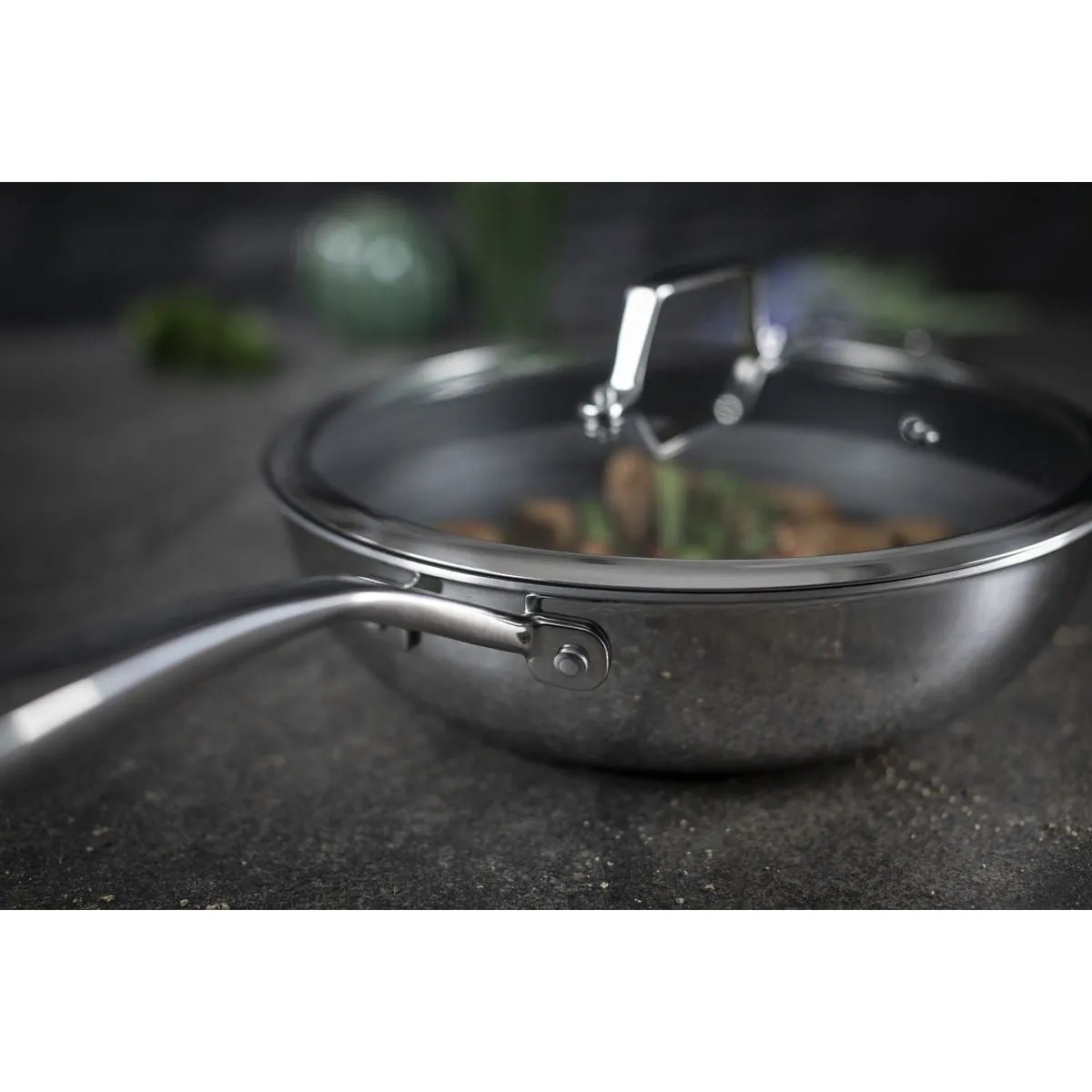 Peak Non-Stick Saute Pan w/ Helper Handle 3.2QT