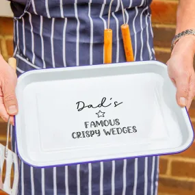 Personalised Baking Tray For Dad